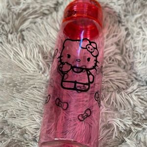 Hello Kitty Middle Finger Plastic Water Bottle